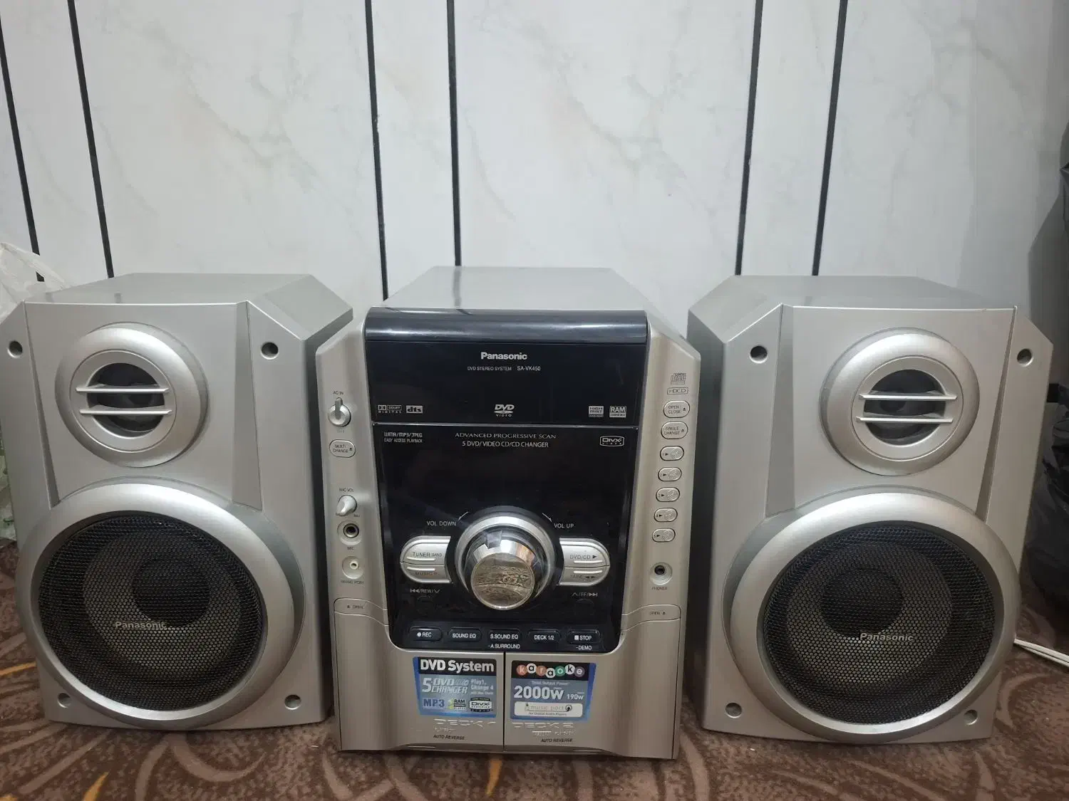 فروش ضبط مدل پاناسونیک|سیستم صوتی خانگی|دزفول, |دیوار