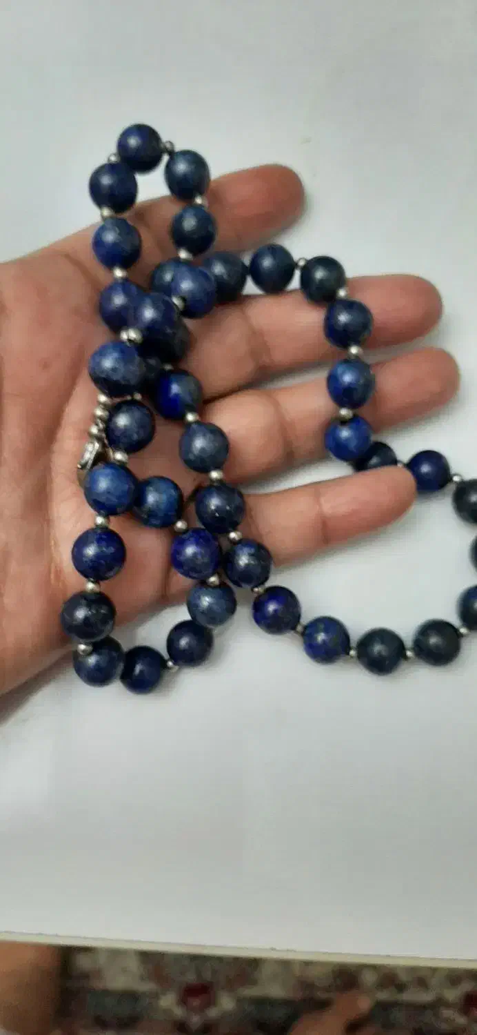 گردنبندسنگ. لاجورد. موثر برای آرامش|زیورآلات و اکسسوری|تهران, تهرانسر شمالی|دیوار