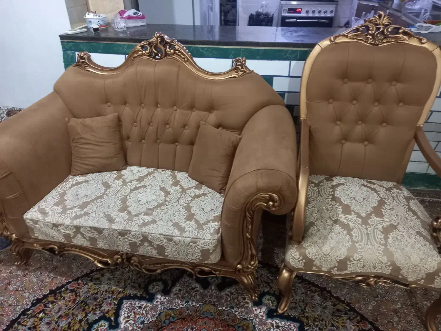 مبل ۷ نفره|مبلمان خانگی و میز عسلی|ایذه, |دیوار