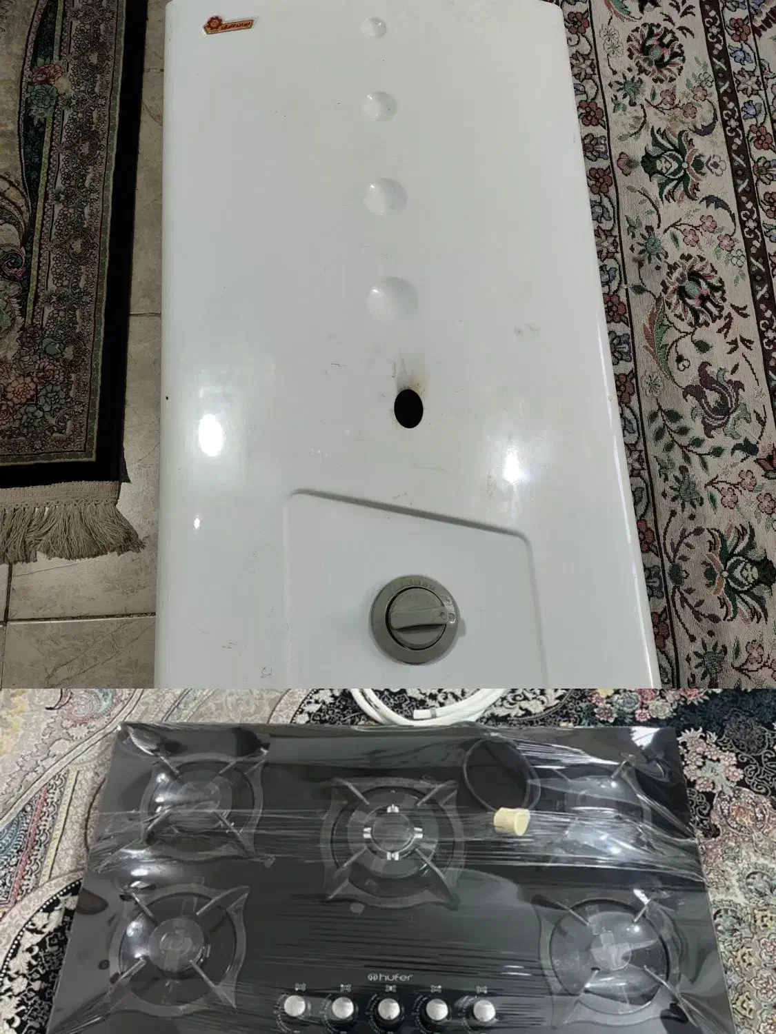 ابگرمکن دیواری ایرانشرق اجاق گاز صفحه ای شیشه|حراج|رباط‌کریم, رباط‌کریم|دیوار