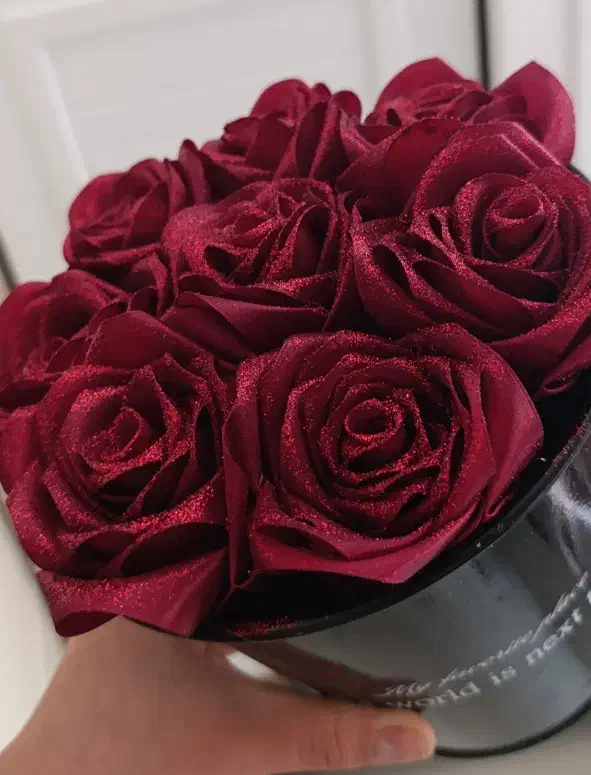 باکس گل ربانی قابل سفارش در هر رنگ های مختلف|گل مصنوعی|بومهن, |دیوار