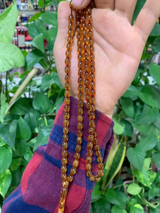 تسبیح کهربا و سندلوس ۱۰۱ عددی|جواهرات|کرمانشاه, |دیوار