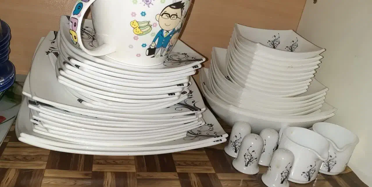 چینی ۱۲نفر درحدنو۵۹ پارچه|ظروف سرو و پذیرایی|تهران, وحیدیه|دیوار