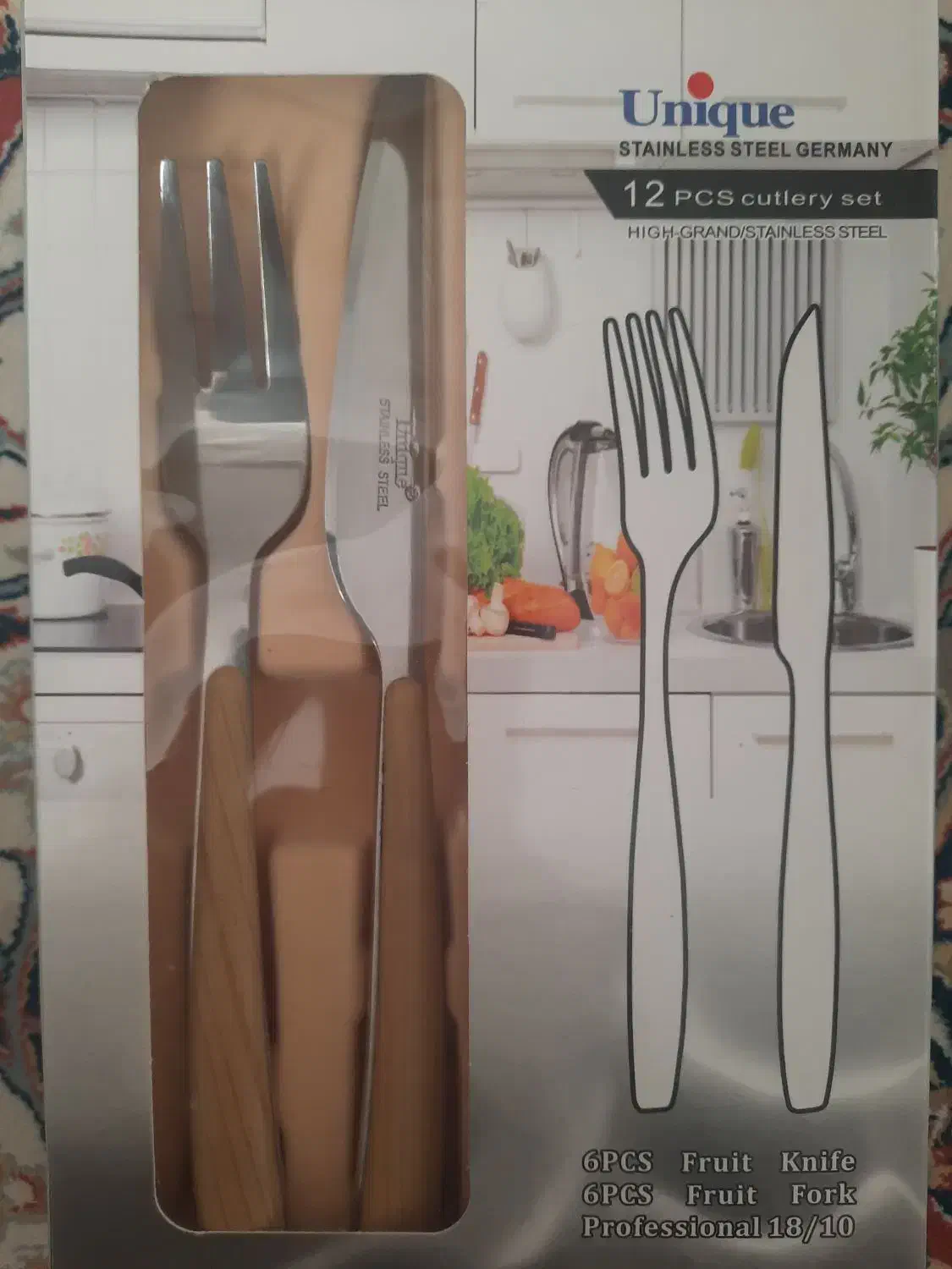 کاردوچنگال یونیک اصل|ظروف سرو و پذیرایی|مشهد, حجاب (شهرک غرب)|دیوار