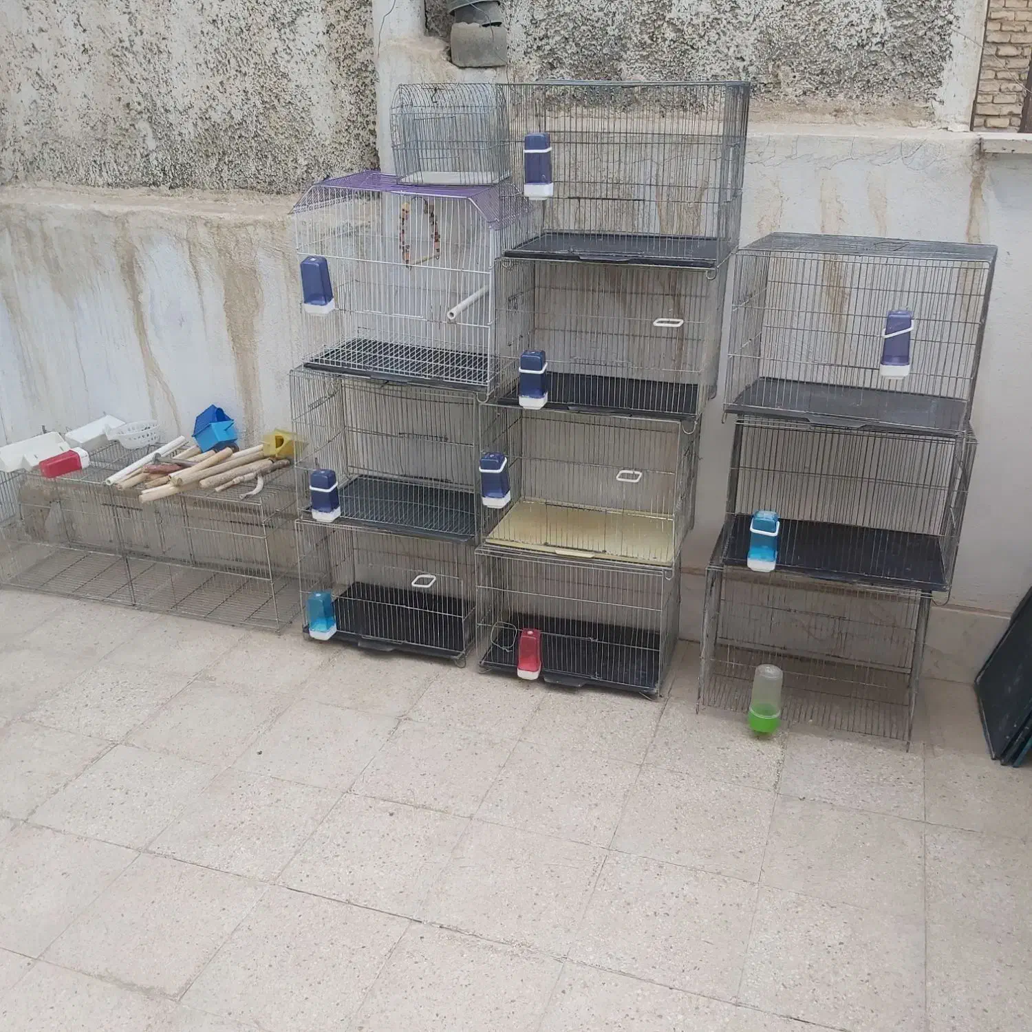 قفس پرنده.لانه برزیلی. عروس .جا دونی|لوازم جانبی حیوانات|اسلامشهر, شهرک انبیا|دیوار