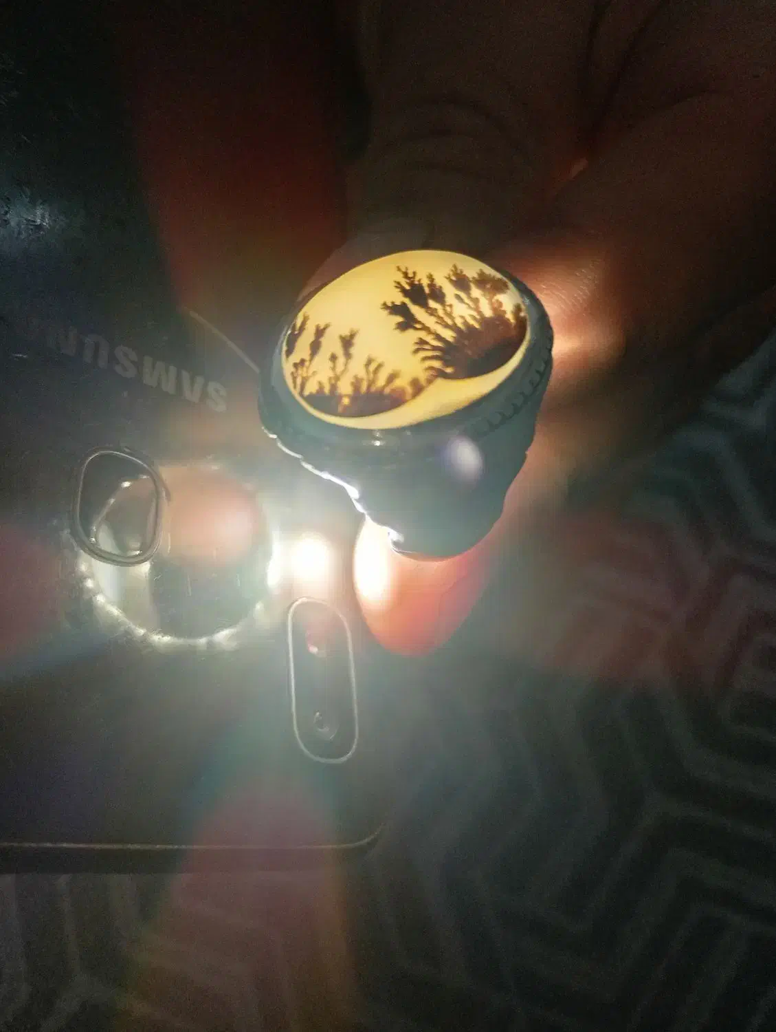 انگشتر دست ساز نگین شجر قائنات|جواهرات|تهران, زمزم|دیوار