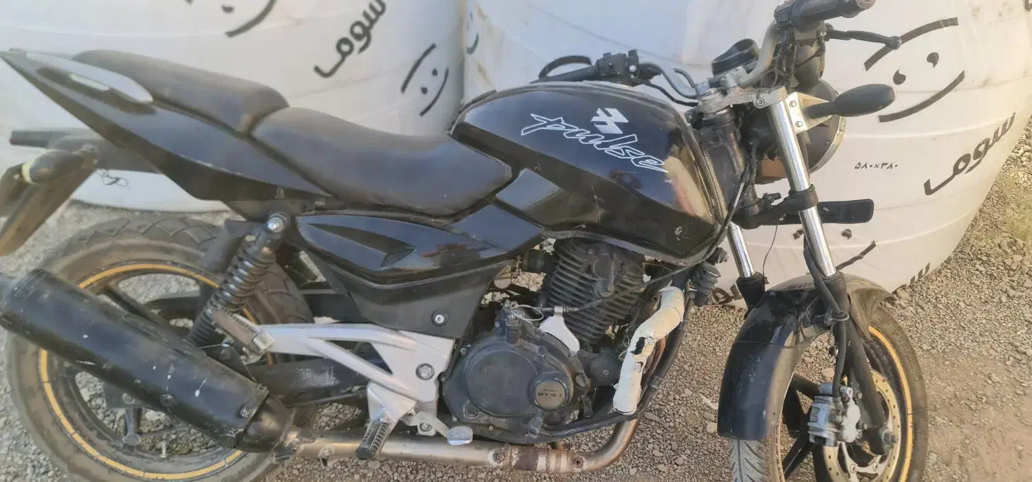 پالس ۱۸۰ مدل ۸۹ معاوضه و شرایط|موتورسیکلت|کاشان, کشاورز|دیوار