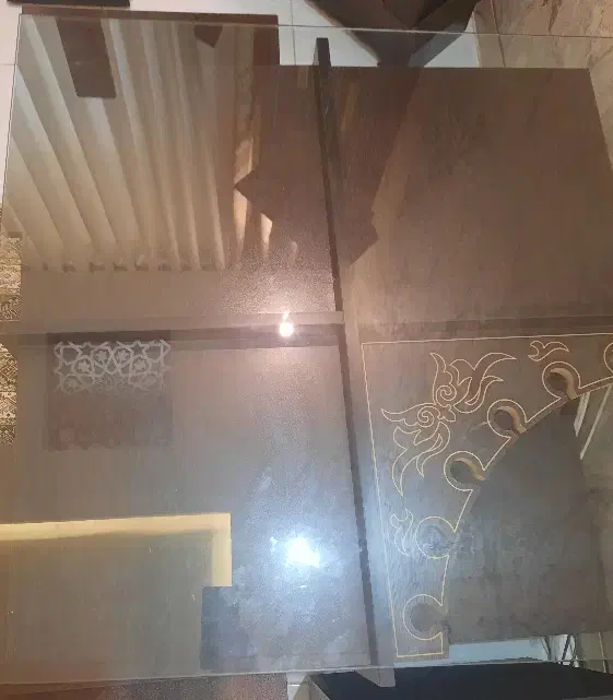 میز شیشه ای با ۳ تا عسلی به همراه بار|مبلمان خانگی و میز عسلی|اصفهان, مسجد مصلی|دیوار