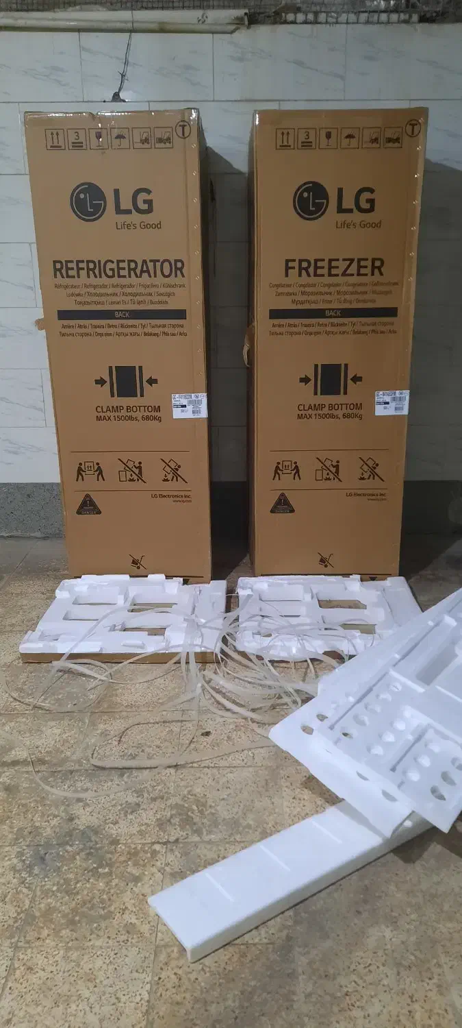 کارتون یخچال و فریزر ال جی|ابزارآلات|امیدیه, |دیوار