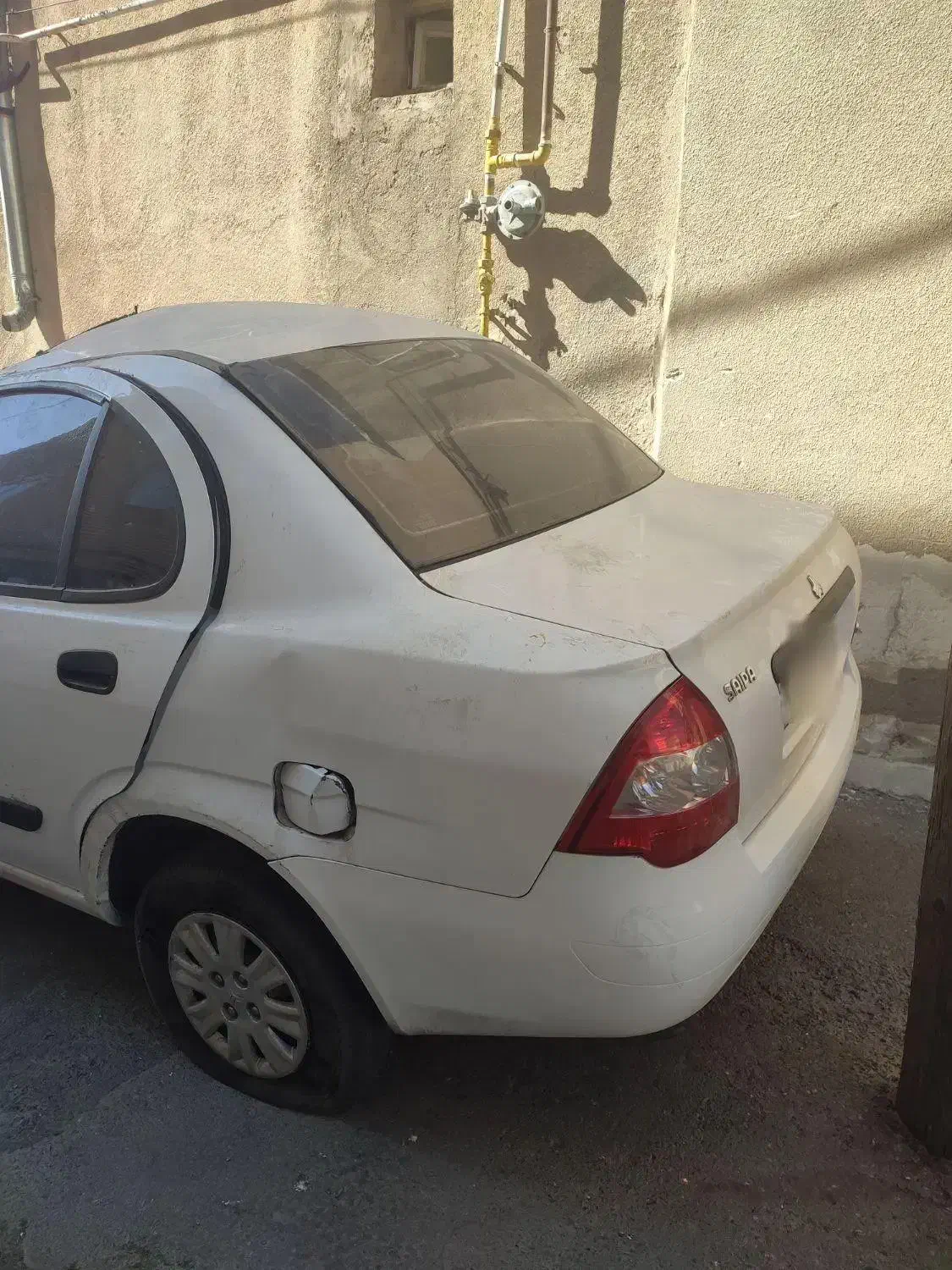 تیبا 1 مدل93 تصادفی|خودرو سواری و وانت|سقز, |دیوار