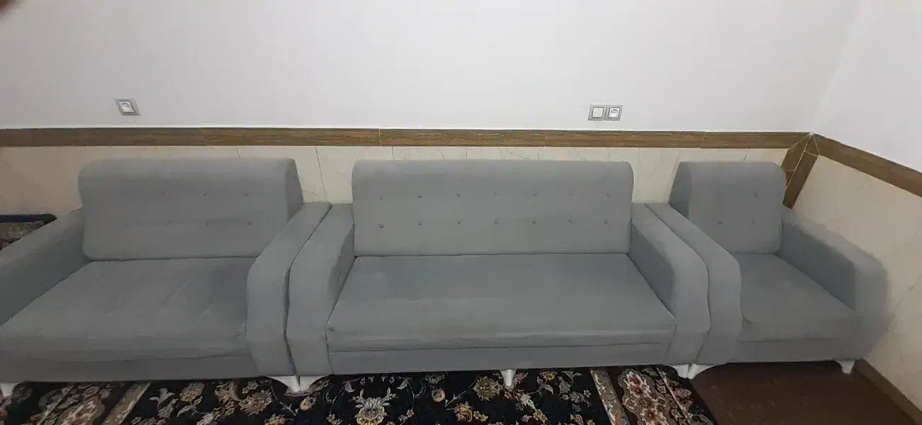 مبل راحتی 6 نفره پارچه‌ای درجه یک|مبلمان خانگی و میز عسلی|کرمانشاه, |دیوار