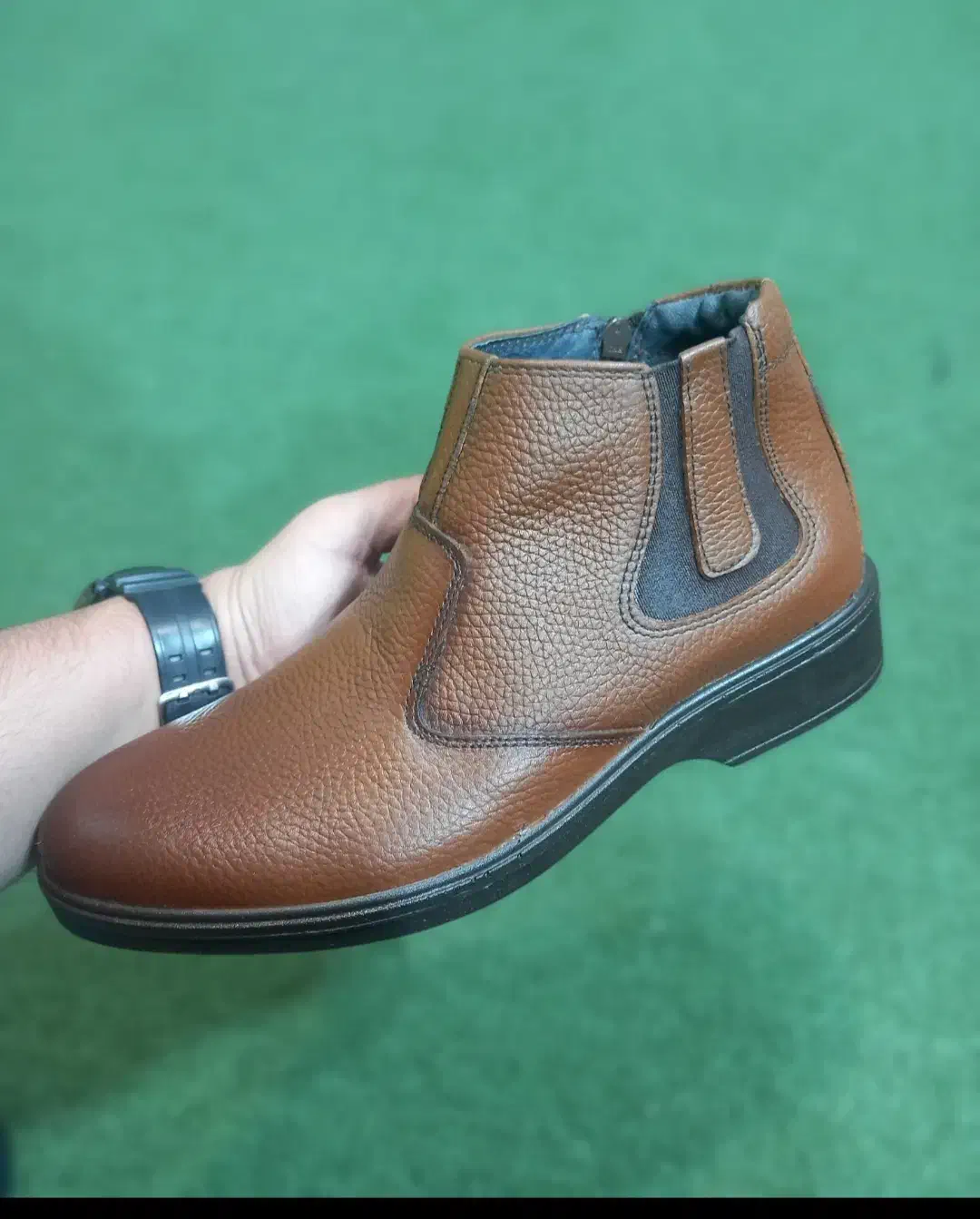 نیم بوت چرم مردانه|کیف، کفش، کمربند|رشت, چله خانه|دیوار