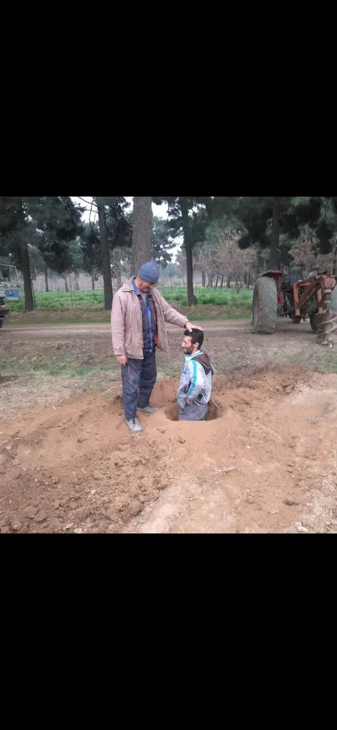 چاله کنی با تراکتور|خدمات باغبانی و درختکاری|ری, ظهیرآباد|دیوار