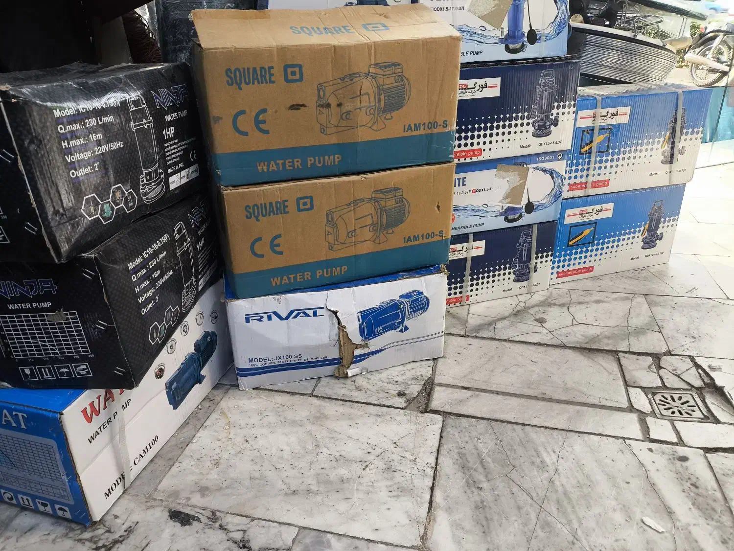 پمپ آب نیم و 1اسب ست کنترل کفکش 1اینچ2اینچ|مصالح و تجهیزات ساختمان|مشهد, خواجه ربیع|دیوار