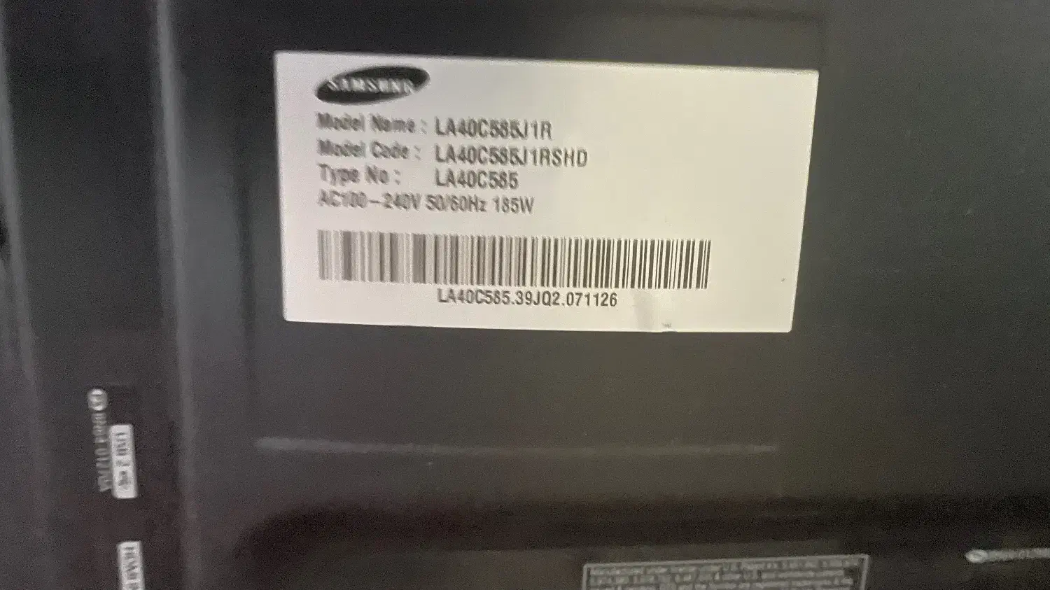 تلوزیون ال سی دی سامسونگ|تلویزیون و پروژکتور|شیراز, پودنک|دیوار