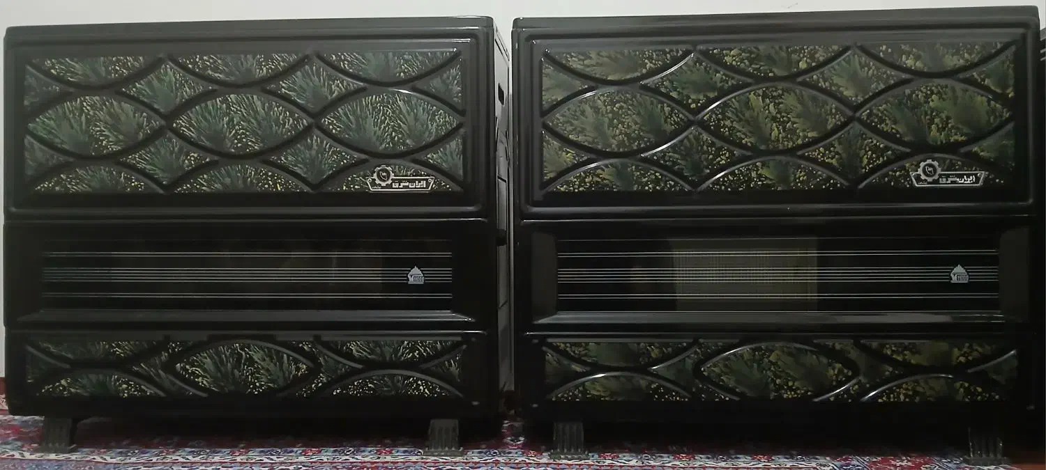 تعدادچهارعدد بخاری یه جفت سیب ویه شومینه و|بخاری، هیتر، شومینه|کبودرآهنگ, |دیوار