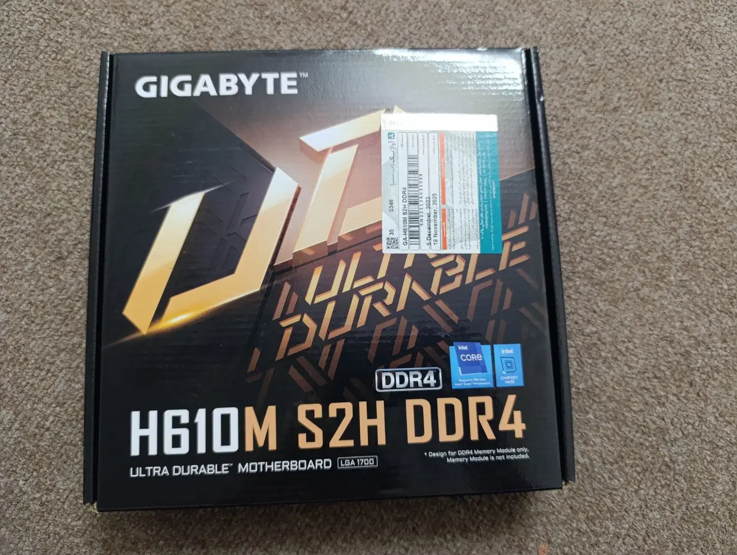 h610giga m.2 i3 12100f|قطعات و لوازم جانبی رایانه|گرگان, |دیوار