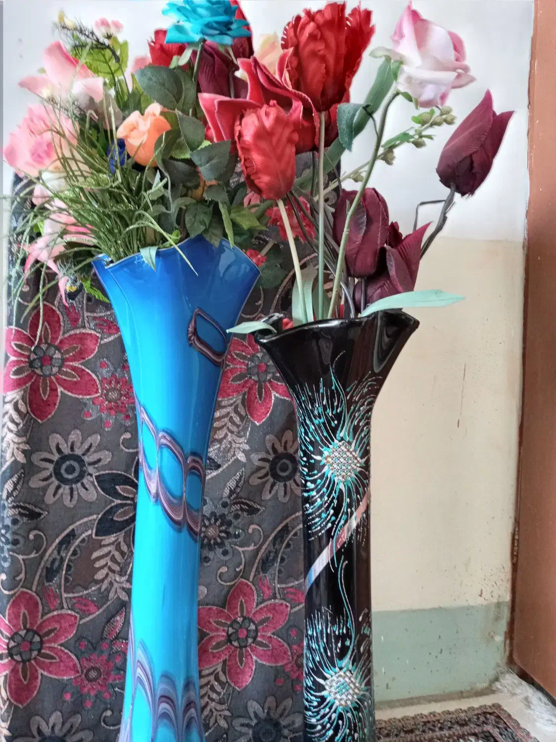 گلدانهای زیبا|گل مصنوعی|داران, |دیوار