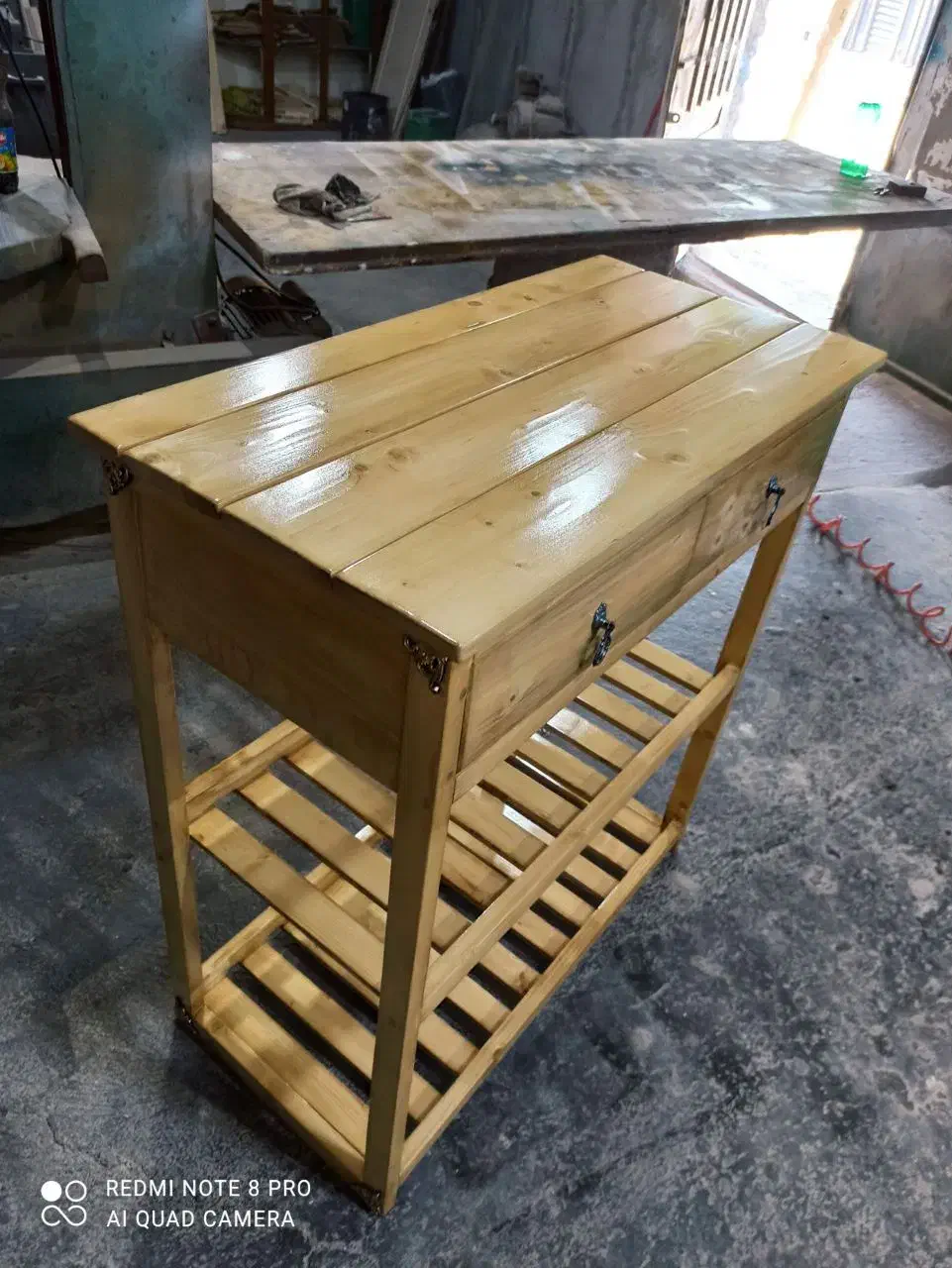 کنسول تمام چوب|کتابخانه، شلف، قفسه‌های دیواری|فردیس, شهرک ناز|دیوار