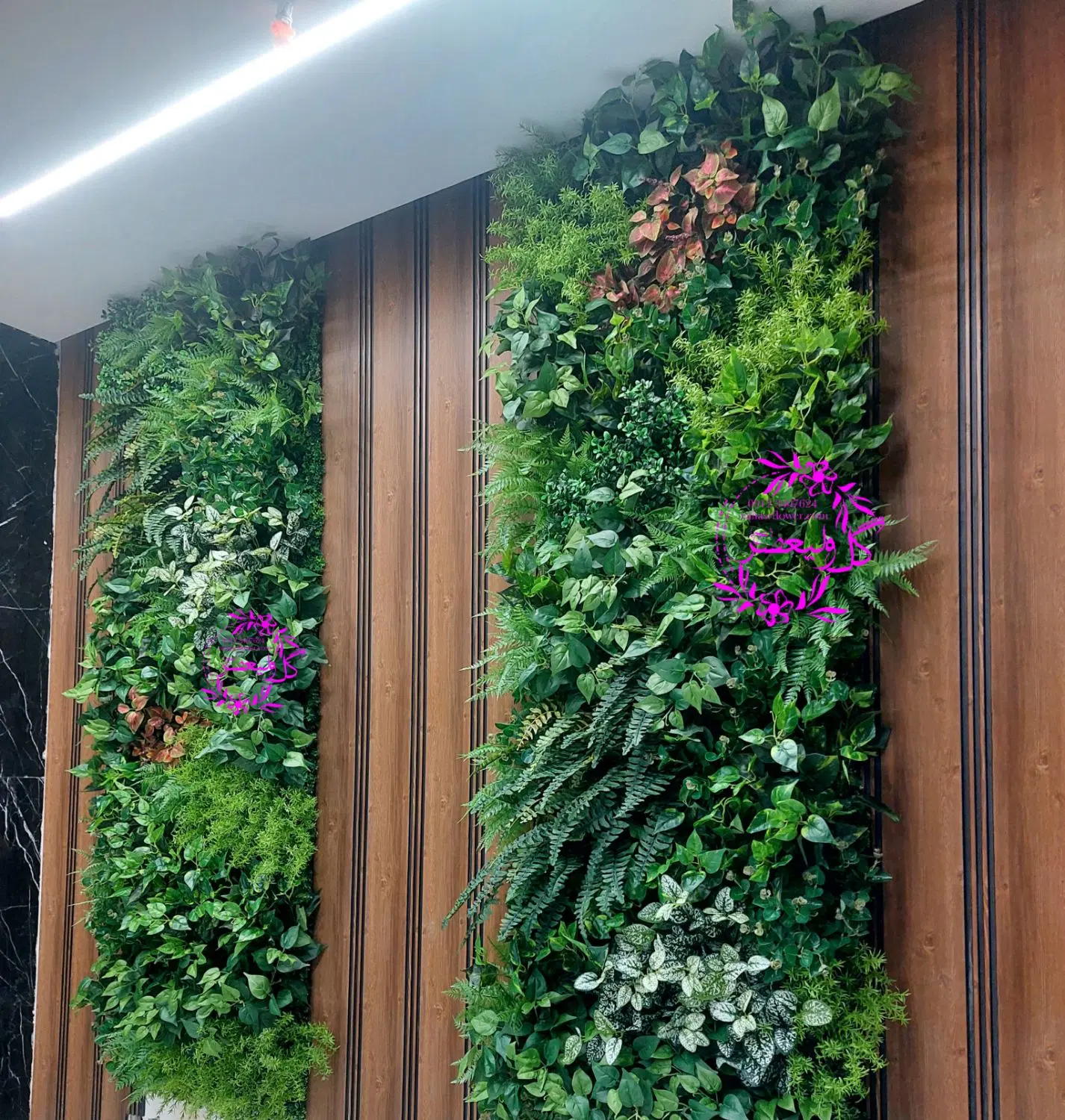 green wall(artificial flower)|گل مصنوعی|تهران, بازار|دیوار