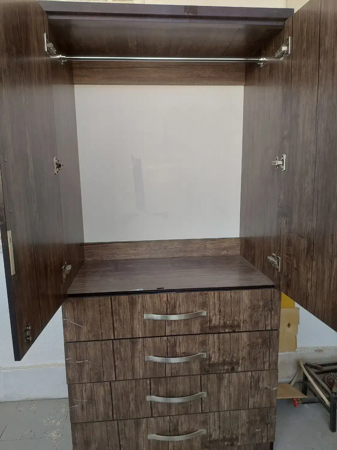 کمد ۴ کشو ام دی اف|جاکفشی، کمد، دراور|پردیس, فاز ۸|دیوار