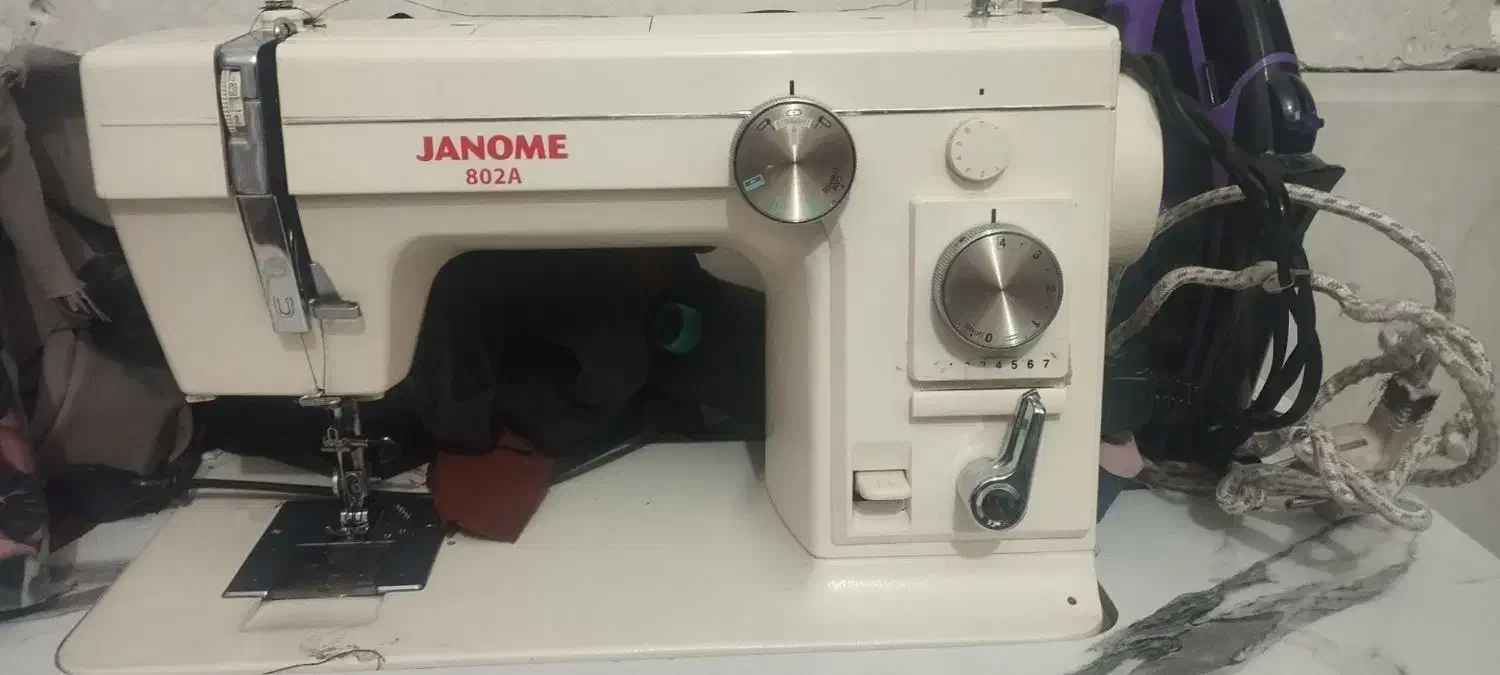 چرخ خیاطی ژانومه 802 A|چرخ خیاطی و ریسندگی|بافق, |دیوار