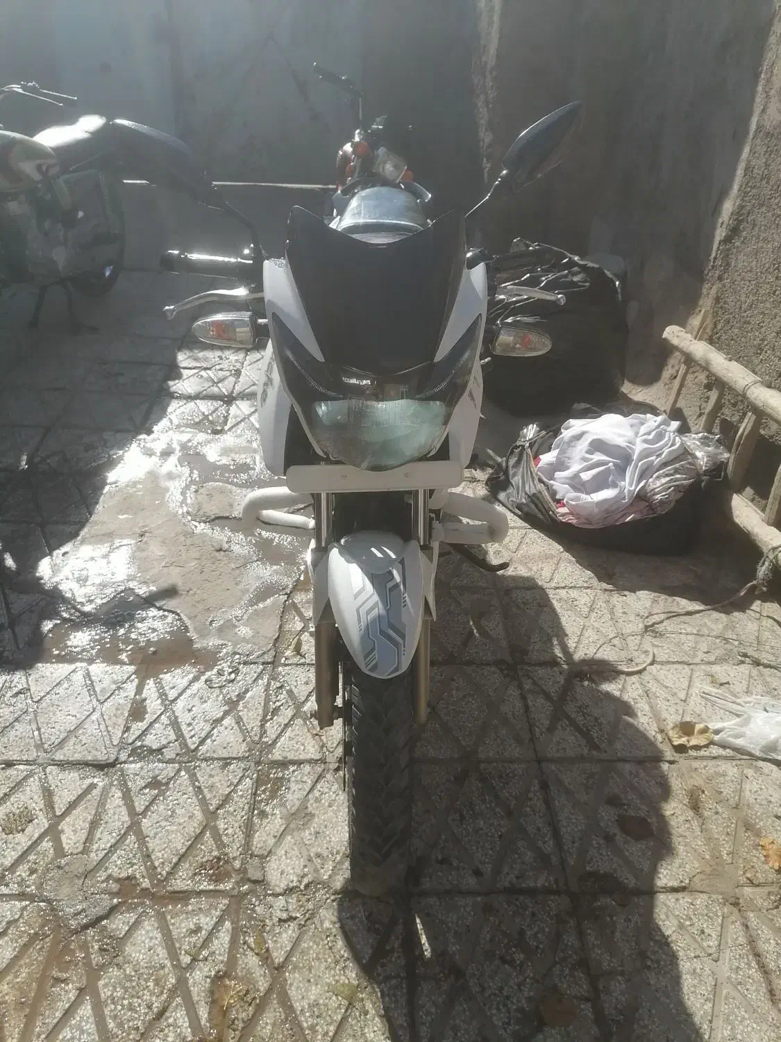 موتور آپاچی مزایده|موتورسیکلت|نیشابور, گنبد سبز|دیوار