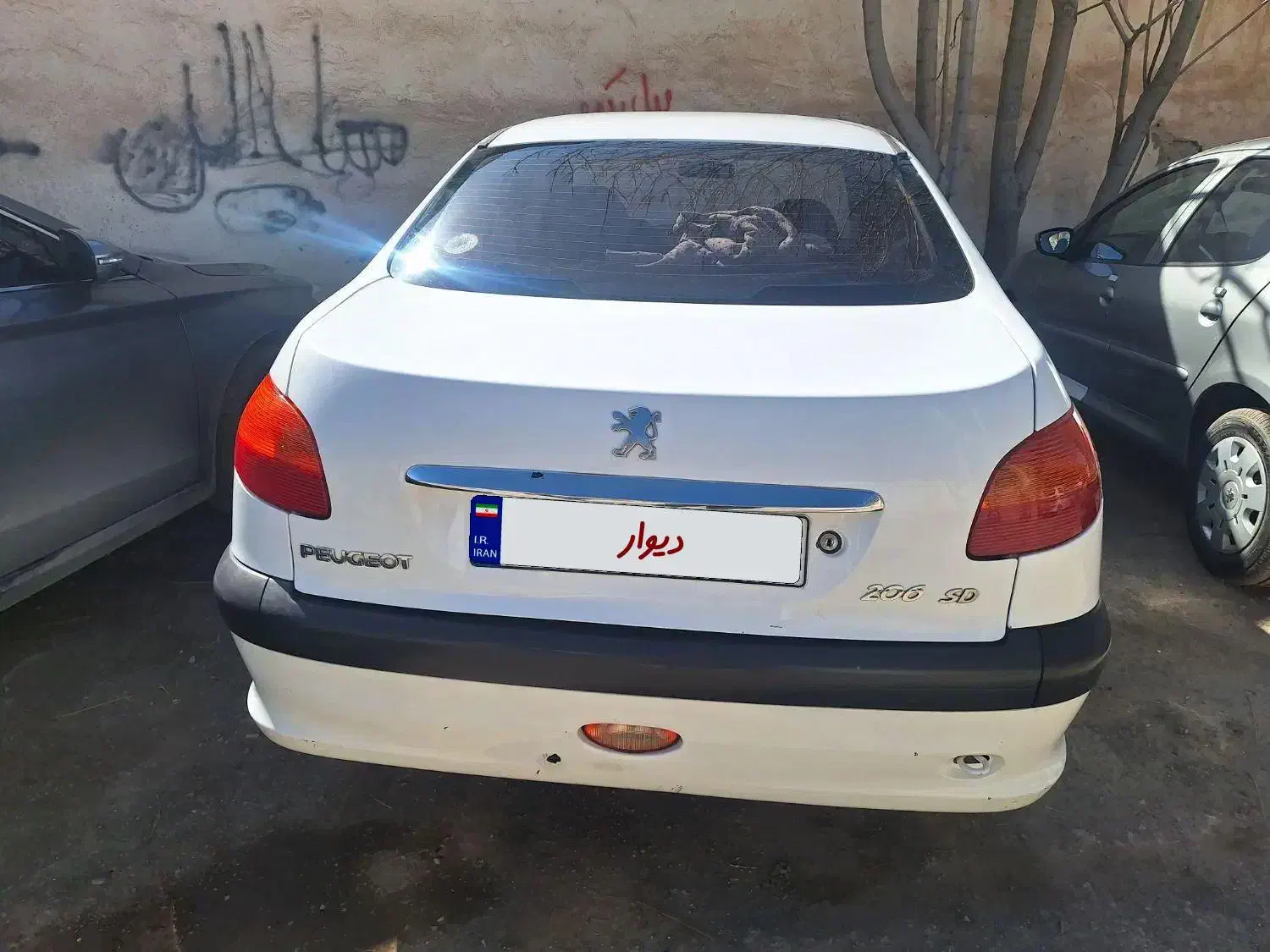 206sd|خودرو سواری و وانت|کرج, کلاک بالا|دیوار