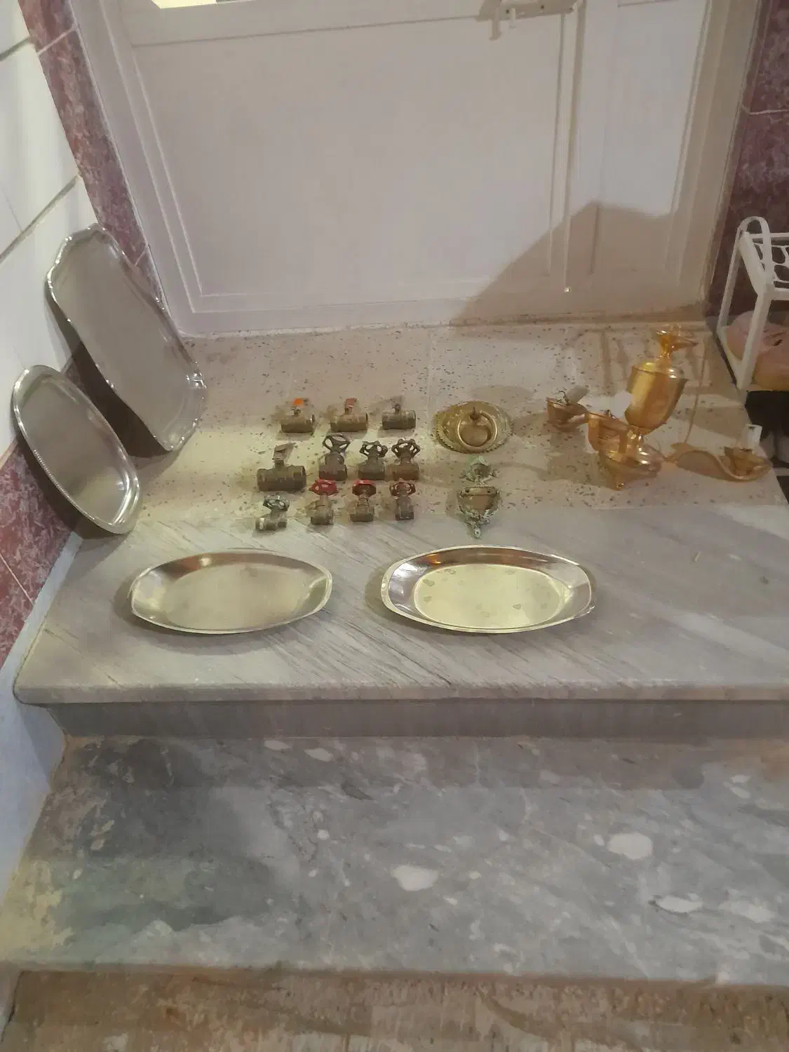 لوستر برنجی|لوستر و چراغ آویز|برازجان, |دیوار