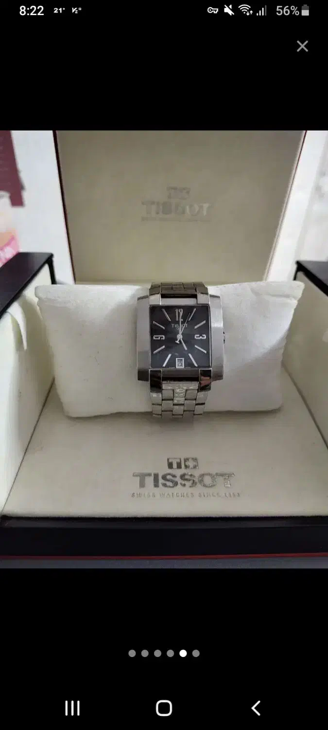 ساعت تیسوت اصل سوئیس مردانه مشکی|ساعت|ساوه, |دیوار