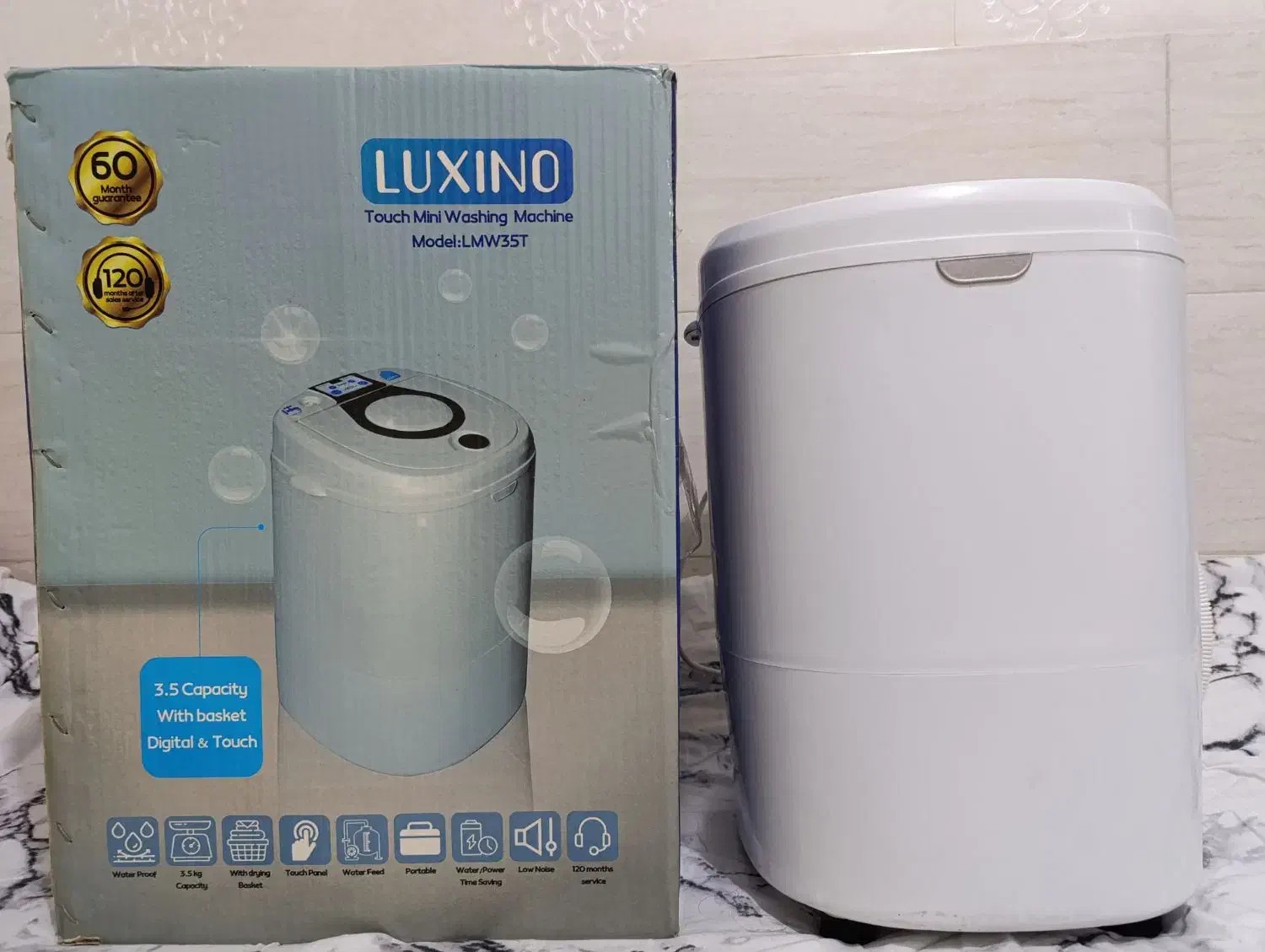 ماشین لباسشویی ( مینی واش ) لوکسینو|ماشین لباسشویی و خشک‌کن لباس|شیراز, ده پیاله|دیوار