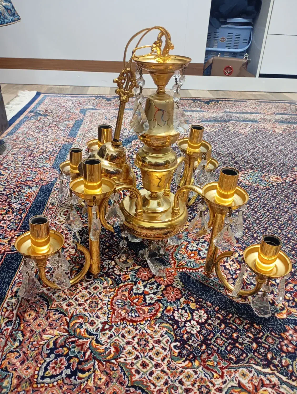 لوستر|لوستر و چراغ آویز|خوی, |دیوار