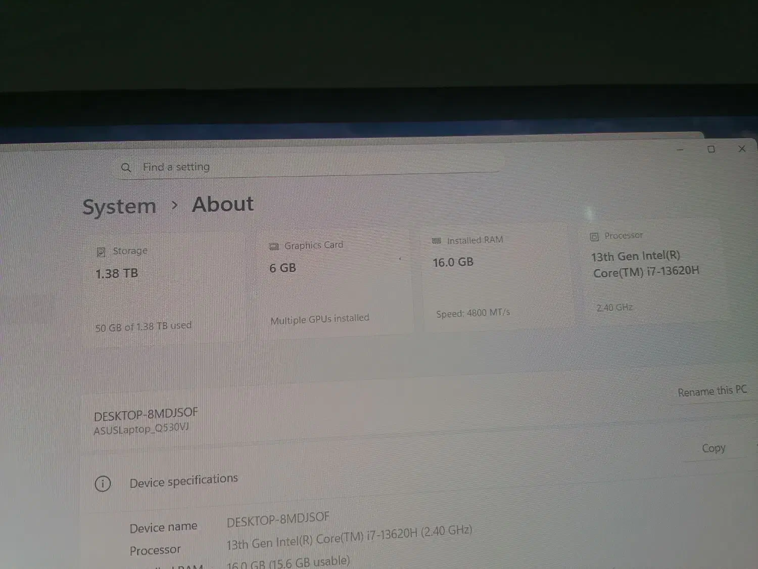 لپ‌تاپ asus غول|رایانه همراه|سنندج, |دیوار