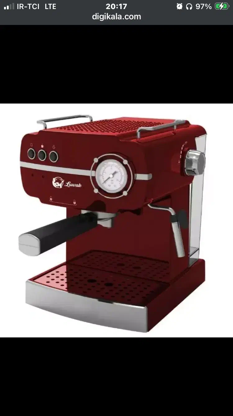 دستگاه اسپرسوساز|سماور، چای‌ساز، قهوه‌ساز|رفسنجان, |دیوار