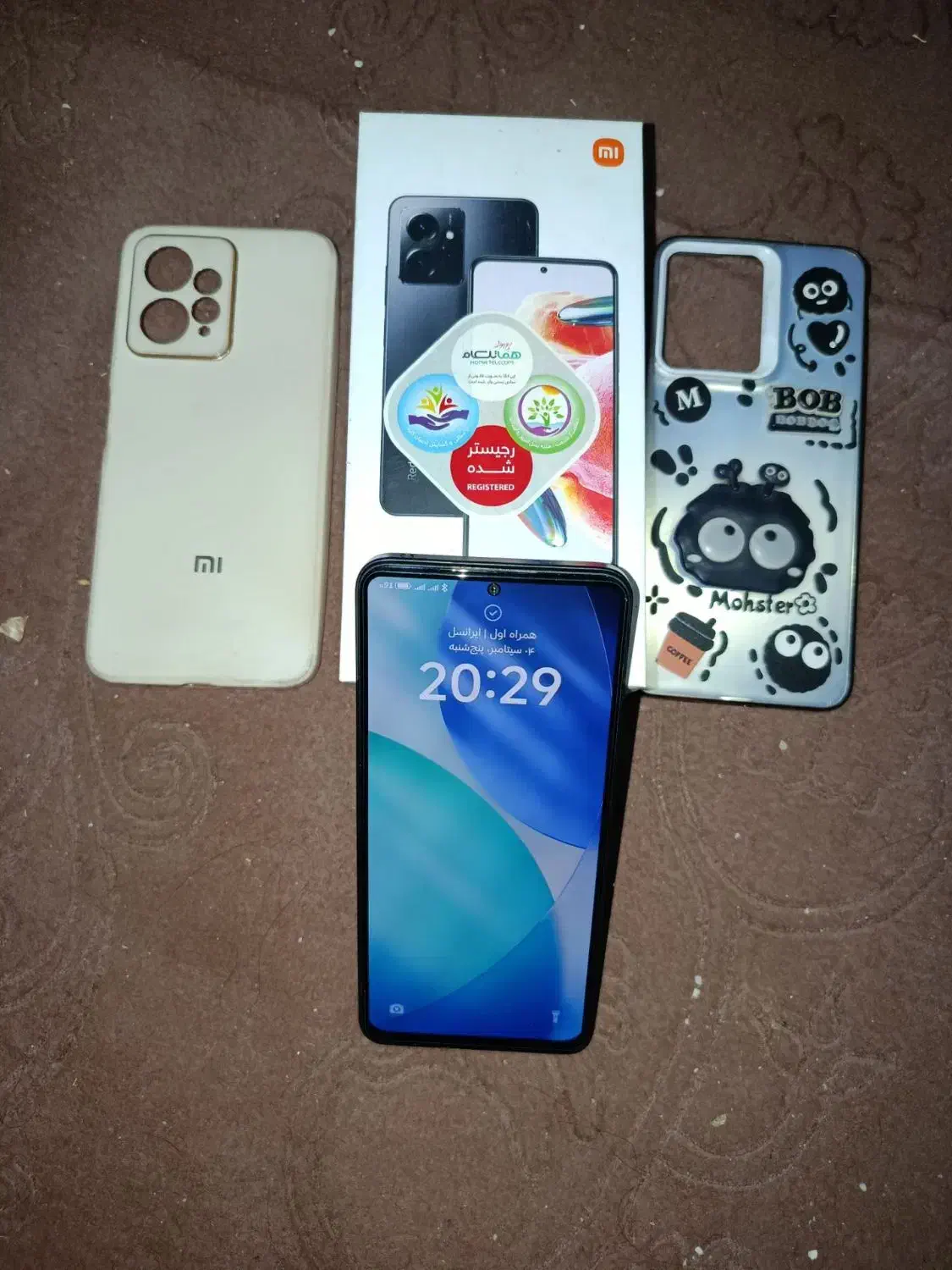 نوت 12|موبایل|اسفرورین, |دیوار