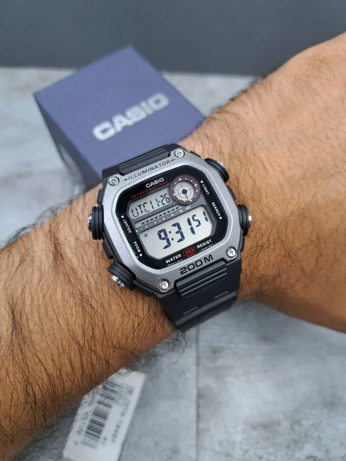 کاسیو اورجینال شرکتی ۱۰سال باتری ، جهان نما ، فول|ساعت|اصفهان, قائمیه|دیوار