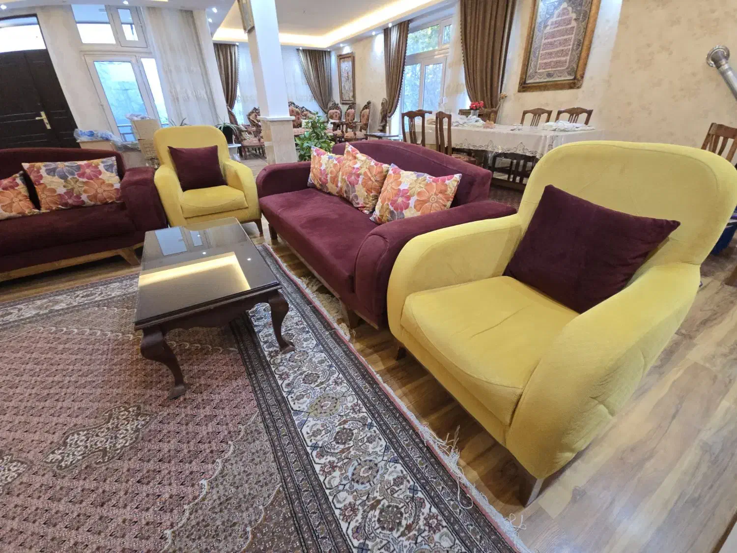 ست مبل راحتی ۸ نفره دو رنگ|مبلمان خانگی و میز عسلی|مرند, |دیوار