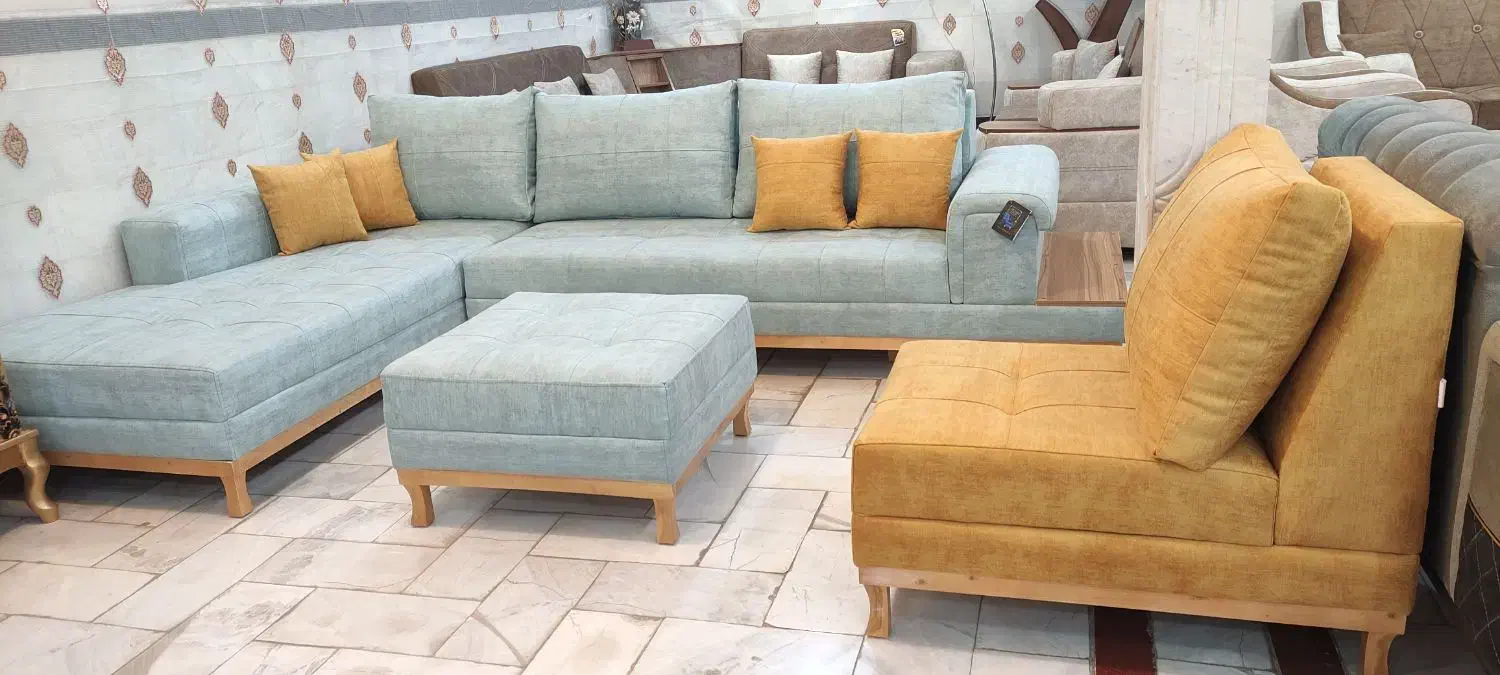 انواع مبلمانهای طرح ال با بهترین کیفیت|مبلمان خانگی و میز عسلی|قم, کلهری|دیوار