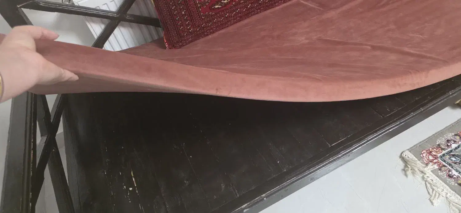 تخت سنتی همراه تشک فوم (آسترمخمل)|مبلمان خانگی و میز عسلی|آستارا, |دیوار