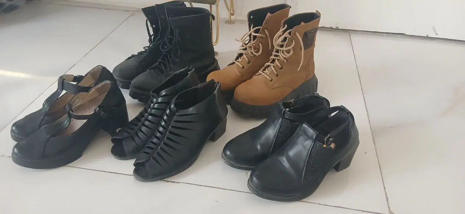 نیم پوت و کفش های زنانه در حد نو|کیف، کفش، کمربند|مشهد, عبادی|دیوار