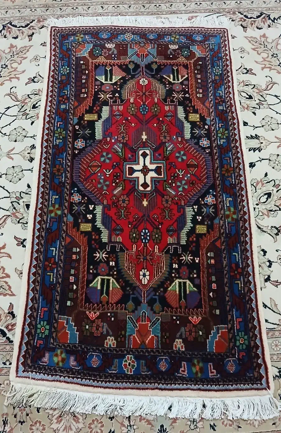 قالیچه دستبافت نو(همدان)|فرش|بهارستان, |دیوار