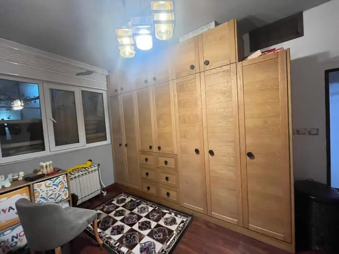 کمد روکش تمام چوب|جاکفشی، کمد، دراور|تهران, نیروی هوایی (پیروزی)|دیوار