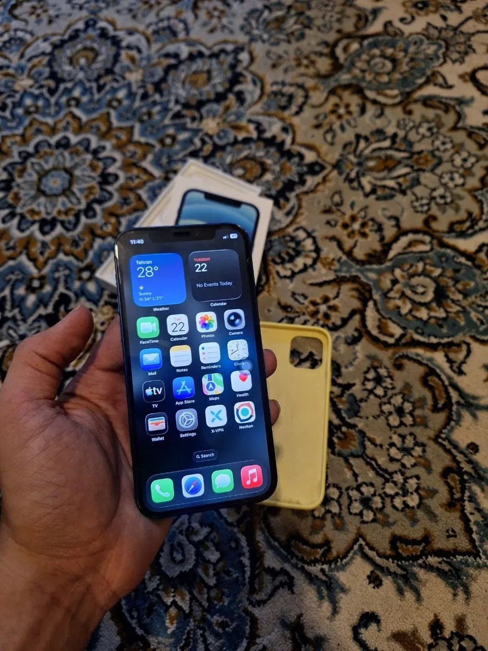 iphone 12 Normal zaa 256|موبایل|تنکابن, |دیوار