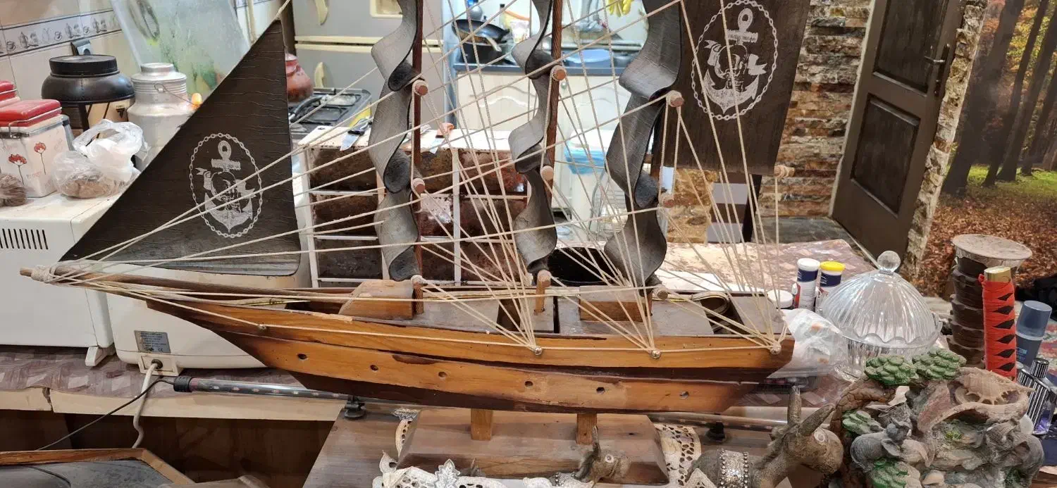 کشتی تخته نرد میز چوبی|کلکسیون و سرگرمی|محمدشهر, شهرک چمران|دیوار