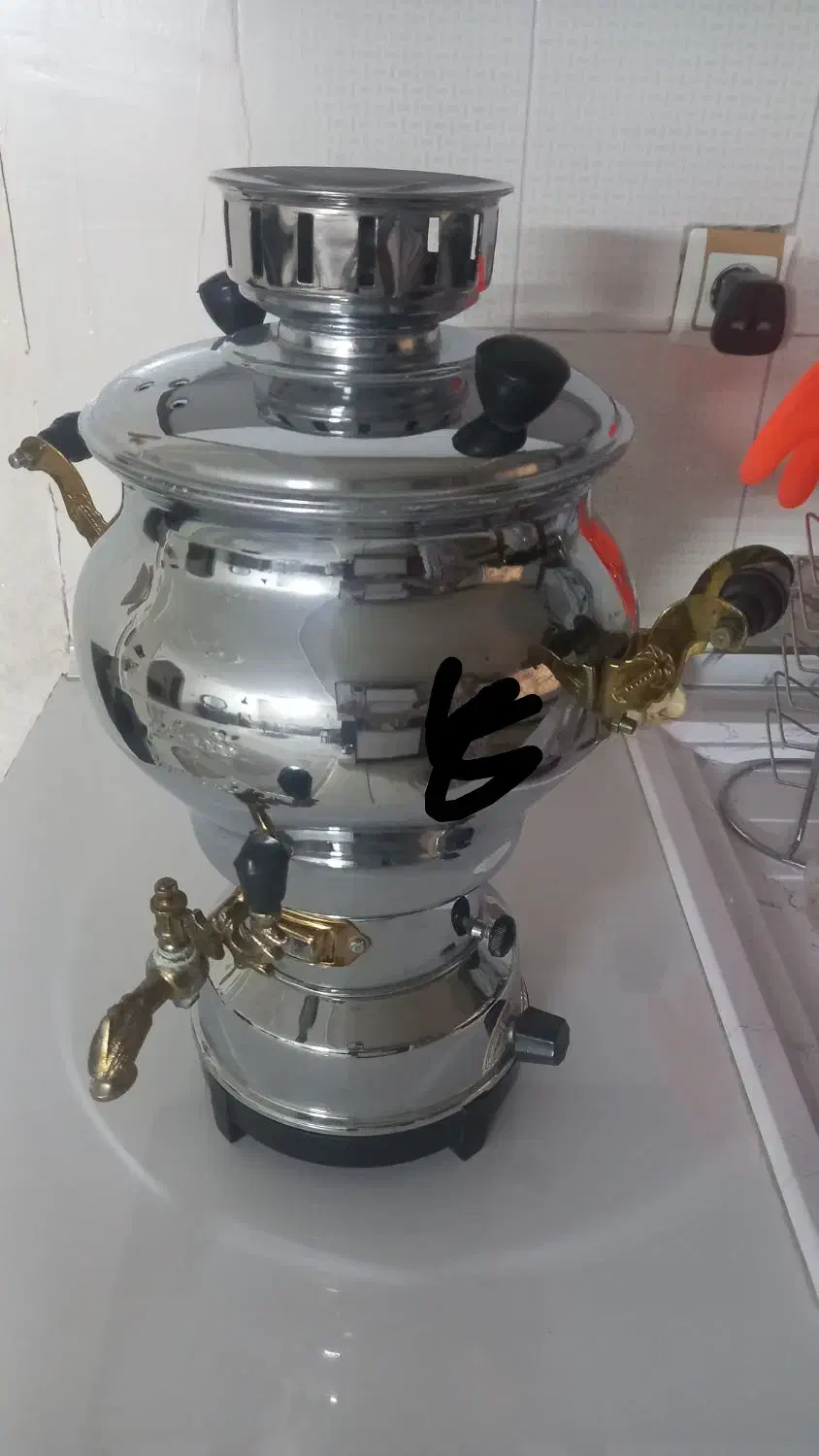 سماور گازی نو|سماور، چایساز، قهوهساز|محمدیه-قزوین, |دیوار