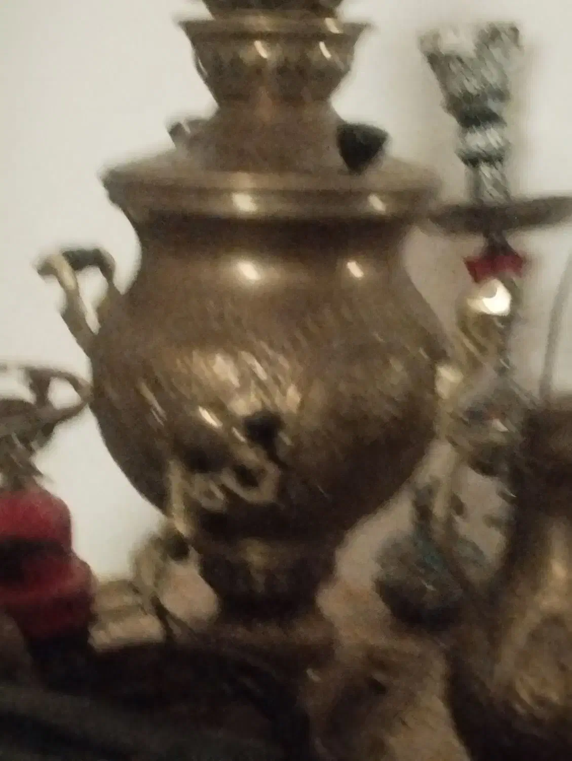 سماور  و ظروف مسی و برنجی قدیمی خ|کلکسیون اشیاء عتیقه|ایرانشهر, |دیوار