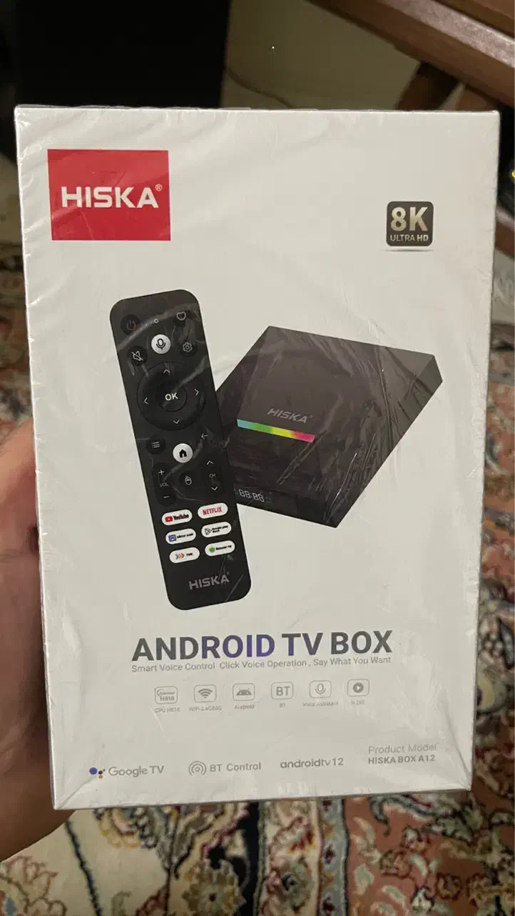 اندروید باکس HISKA BOX A12|لوازم جانبی موبایل و تبلت|مشهد, حضرت حجت|دیوار