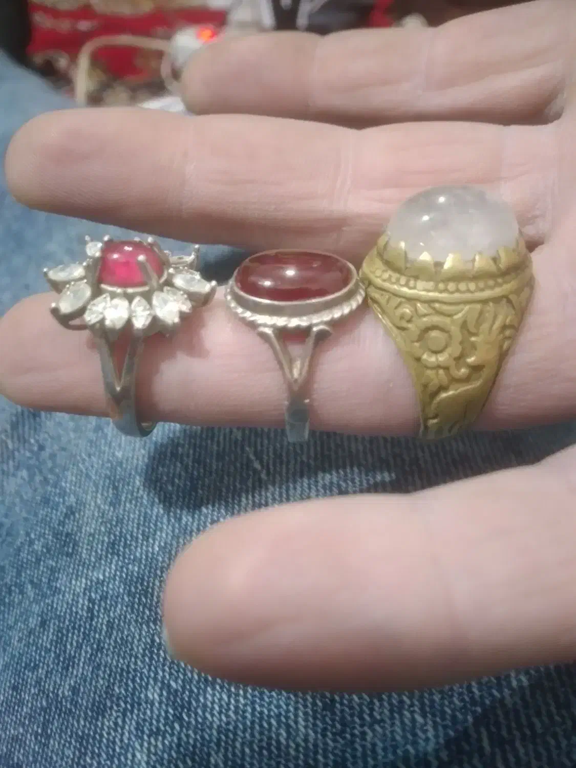 انگشتر نقره زنانه|جواهرات|قزوین, |دیوار