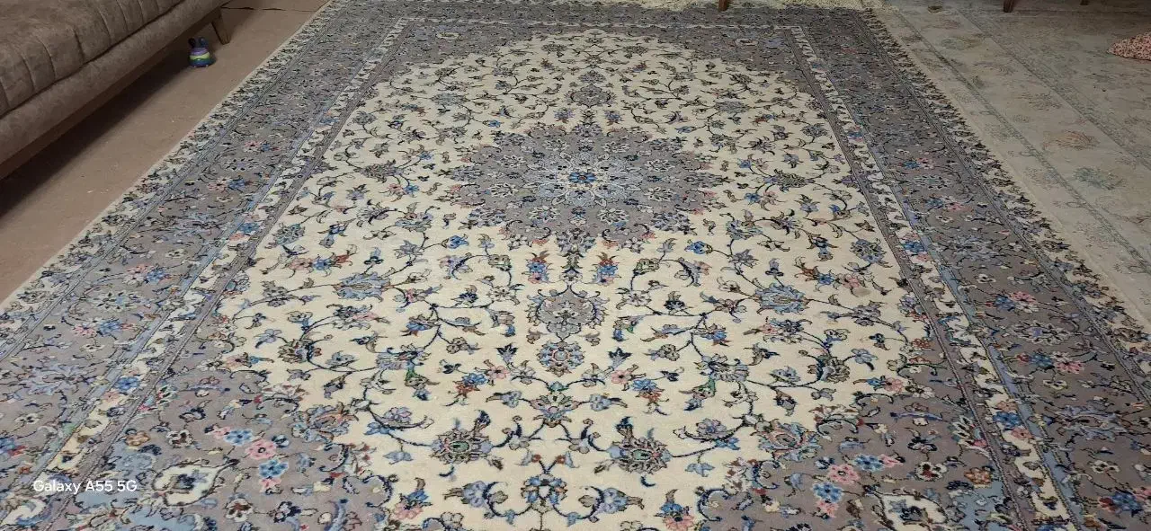فرش دستباف ۹ متری کاشان مرکز ترنج|فرش|قم, میرزائیه|دیوار