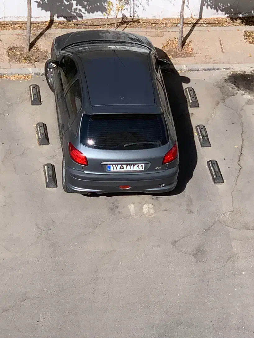 206 تیپ 5 مدل آخر ۹۳|خودرو سواری و وانت|پردیس, فاز ۱۱|دیوار